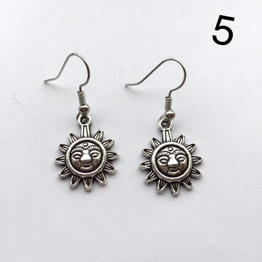 SUN EARRINGS - Picture 6 of 10